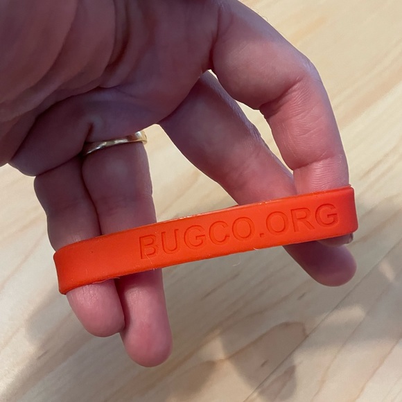 Bugco pest control red rubber bracelet - Picture 2 of 6